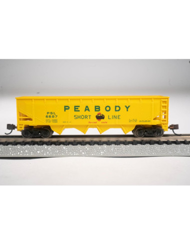 Vagón Cuádruple Bachmann Peabody Coal Escala N 1:160