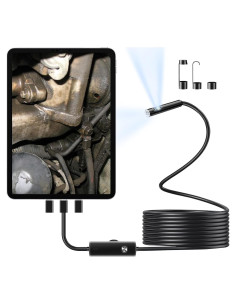 Cámara Borescopio Aojo Doble Lente 1920P HD IP67 5m