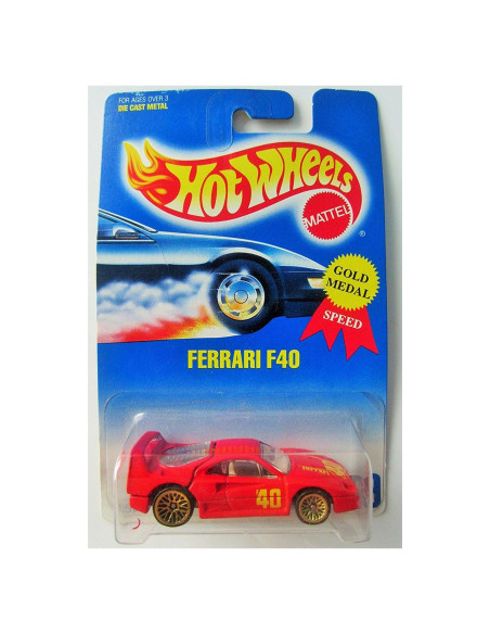 Hot Wheels Ferrari F40 1991 Escala 1:64 Coleccionable