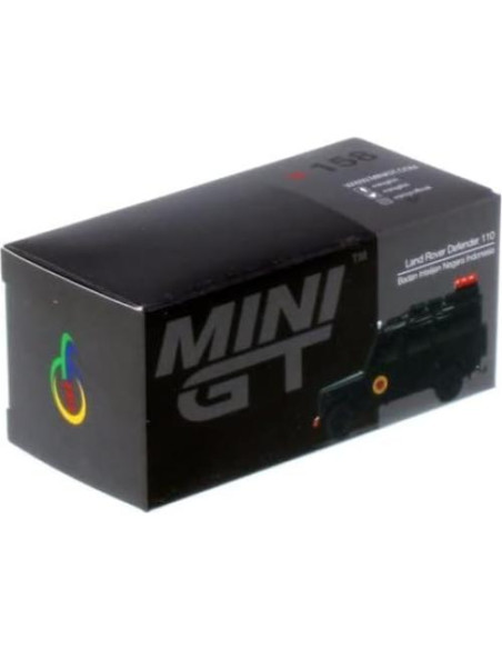 Mini GT Land Rover Defender 110 Negro MGT00158/48 1:64