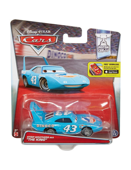 Vehículo Diecast The King Mattel 1:55 Disney Pixar Cars