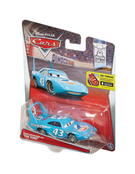 Vehículo Diecast The King Mattel 1:55 Disney Pixar Cars