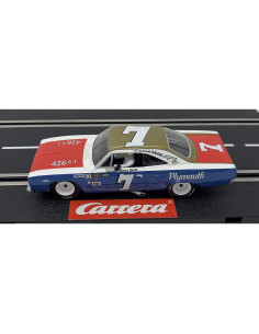 Auto de Slot Digital Carrera Plymouth Road Runner No. 7 1:32 2