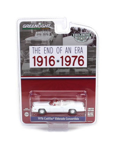 Coche Diecast 1:64 Greenlight 1976 Eldorado Convertible Blanco