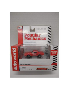 Coche de Slot Eléctrico Auto World 1967 Cougar Rojo Escala HO