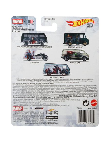 Hot Wheels Cultura Pop Modelo a Escala 1:64 - Mattel