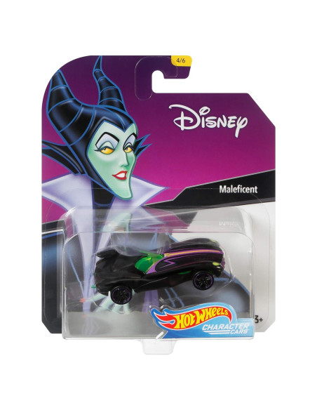 Vehículo Hot Wheels Maleficent Disney 1:64 Detalles Realistas