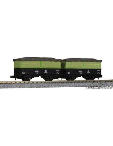 Conjunto de 8 coches de carga KATO N escala 10-1377