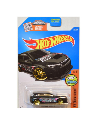 Hot Wheels Subaru WRX STI 2016 Exclusivo Negro 1:64