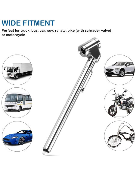 Medidor de Presión de Neumáticos CZC AUTO 10-120 PSI Mecánico