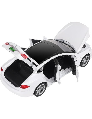 Coche de Juguete Diecast HLNLSU Modelo S Escala 1:32