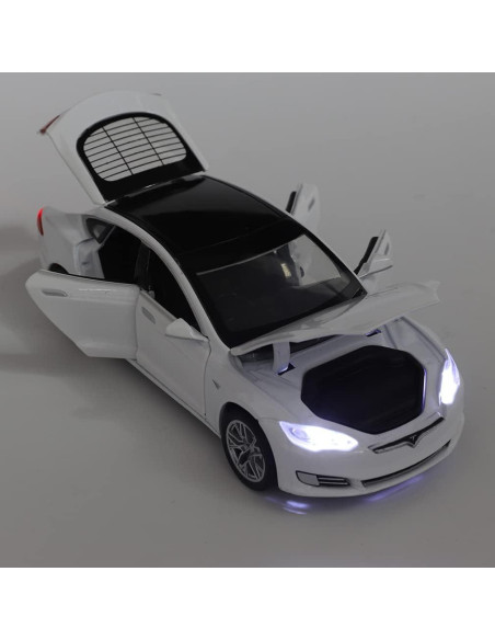 Coche de Juguete Diecast HLNLSU Modelo S Escala 1:32