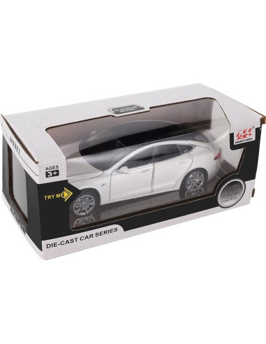 Coche de Juguete Diecast HLNLSU Modelo S Escala 1:32