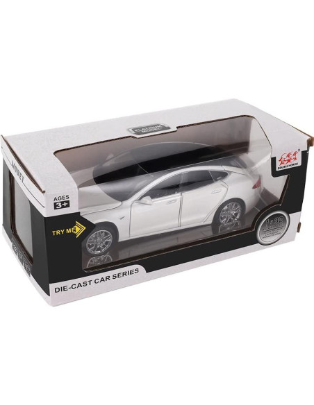 Coche de Juguete Diecast HLNLSU Modelo S Escala 1:32