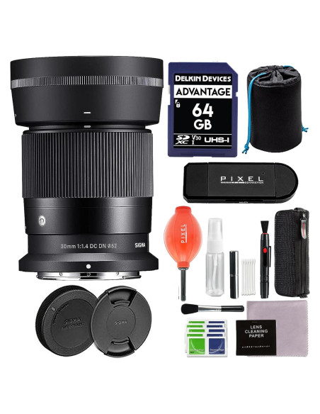 Lente Sigma 30mm f/1.4 DC DN para Nikon Z - Accesorios Incluidos Lente Sigma 30mm f/1.4 DC DN para Nikon Z - Accesorios Incluidos
