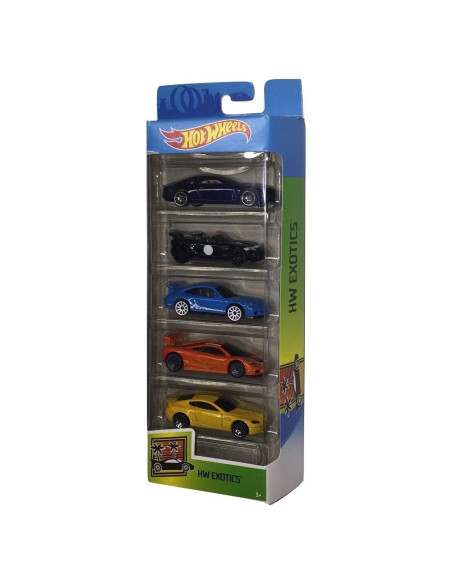 Hot Wheels 2020 Paquete 5 Autos Exóticos Mattel