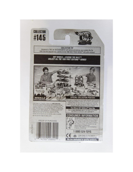 Hot Wheels Tractor Verde y Amarillo 1:64 Mattel 1998