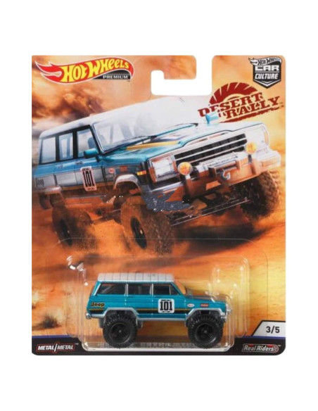 Hot Wheels Jeep Wagoneer 1988 a Escala 1:64 - Mattel