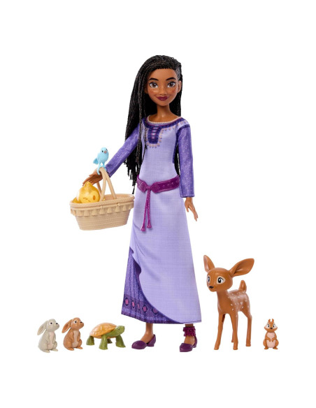 Set de Juguetes Disney Wish Mattel Asha con 6 Sorprisas
