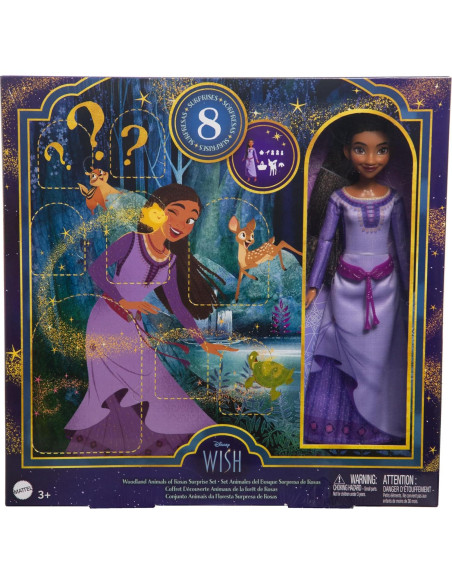 Set de Juguetes Disney Wish Mattel Asha con 6 Sorprisas