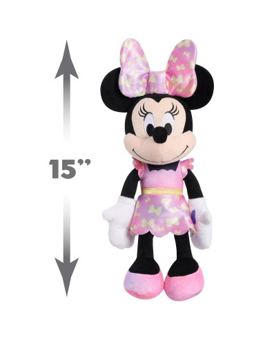 Peluche Disney Junior Minnie Mouse 35.56 cm con Luces y Sonidos
