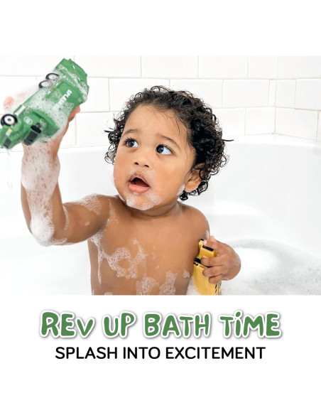 Juguetes de baño sin moho SplashEZ - Set de vehículos para niños