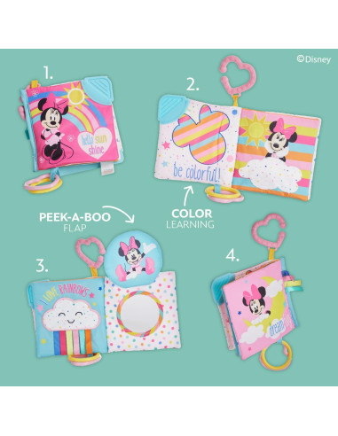 Libro Suave Disney Baby Minnie Mouse 12.7 cm para Bebés