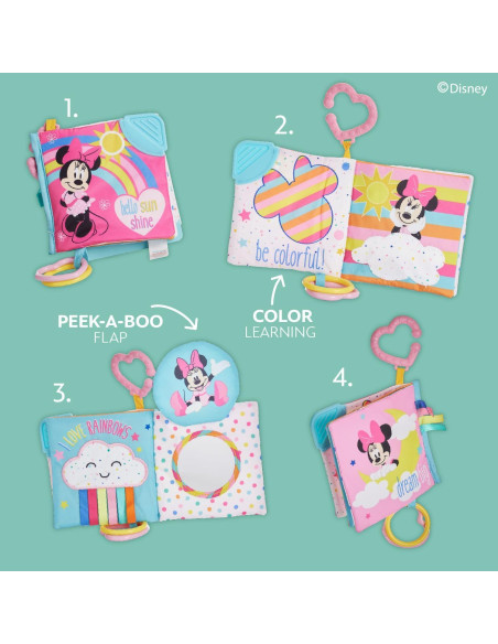 Libro Suave Disney Baby Minnie Mouse 12.7 cm para Bebés