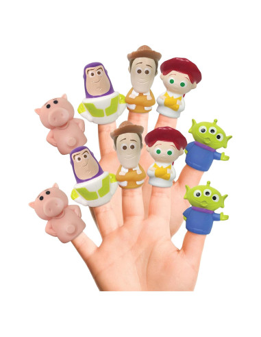 Títeres de dedo Toy Story Disney - 10 piezas para baño