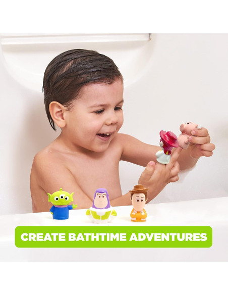 Títeres de dedo Toy Story Disney - 10 piezas para baño