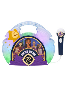 Micrófono de Karaoke eKids Disney Wish con Altavoz Bluetooth