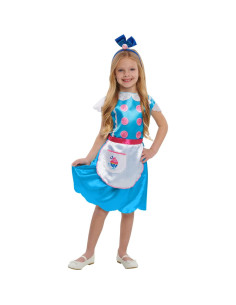 Vestido de Hornear Alicia en el País de las Maravillas Just Play Talla 4-6X 2