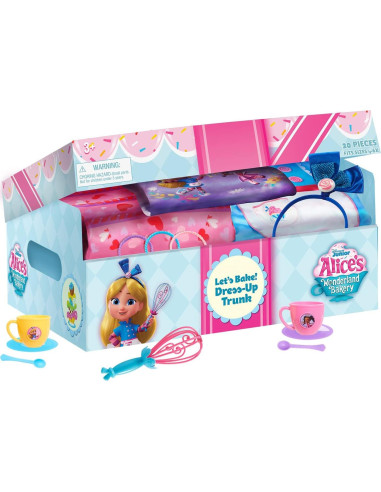 Vestido de Hornear Alicia en el País de las Maravillas Just Play Talla 4-6X