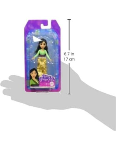 Muñeca Mini Mulan Disney Princess 16.5cm para Niñas 3+