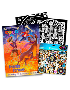 Conjunto Libro para Colorear y Actividades Disney Coco - 48 Páginas