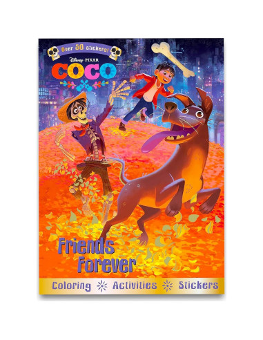 Conjunto Libro para Colorear y Actividades Disney Coco - 48 Páginas