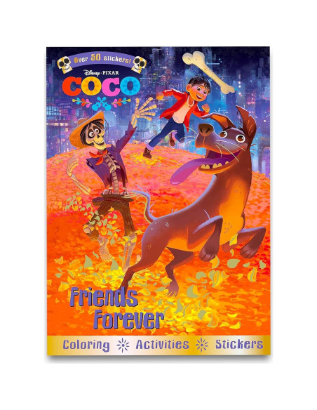 Conjunto Libro para Colorear y Actividades Disney Coco - 48 Páginas