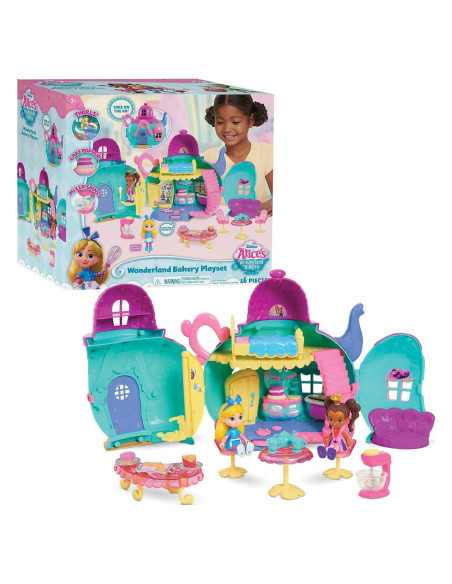 Set de Juego Panadería Alicia en el País de las Maravillas Just Play, 15 Piezas