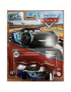 Vehículo Cars 3 Jackson Storm Disney 1:55 Detalles Únicos 2