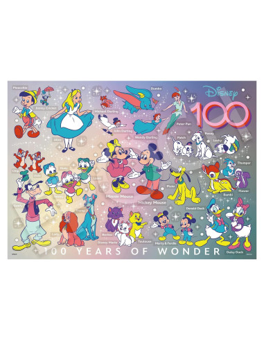 Rompecabezas Disney 100 Años de Maravillas 500 Piezas 38x53cm