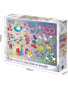 Rompecabezas Disney 100 Años de Maravillas 500 Piezas 38x53cm 2