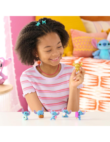 Conjunto Figuras Coleccionables Disney Stitch 6 Piezas Just Play