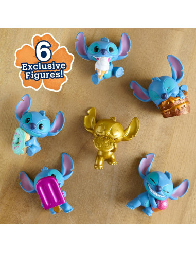 Conjunto Figuras Coleccionables Disney Stitch 6 Piezas Just Play