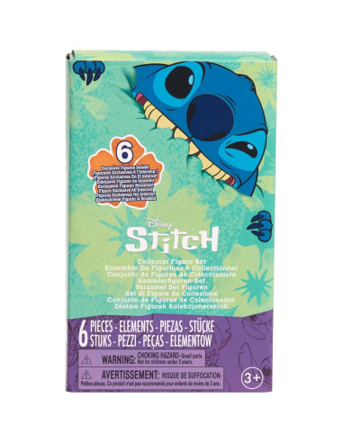 Conjunto Figuras Coleccionables Disney Stitch 6 Piezas Just Play