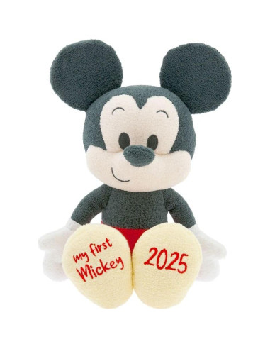 Peluche Mickey Mouse 2025 Disney - 33 cm Suave y Pastel