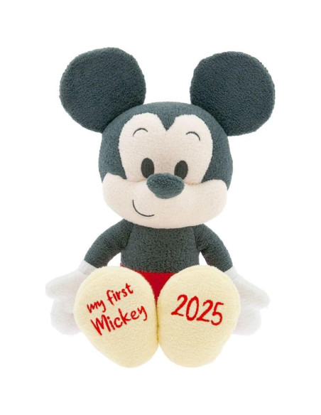 Peluche Mickey Mouse 2025 Disney - 33 cm Suave y Pastel