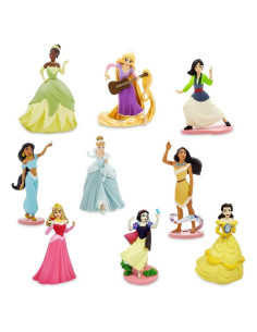 Juego de Figuras Deluxe Princesas Disney - 9 Figuras PVC 10.16 cm