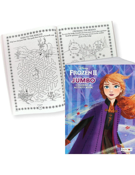 Libro para Colorear Disney Frozen II 80 Páginas para Niños