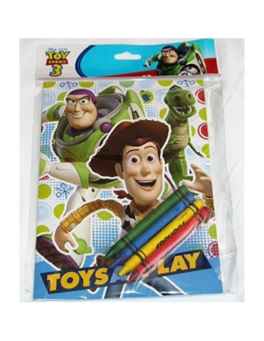 Lote de 12 Libros para Colorear Disney Pixar Toy Story con Crayones