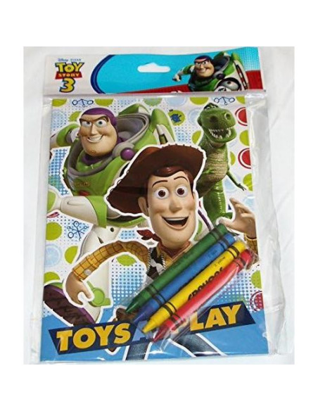 Lote de 12 Libros para Colorear Disney Pixar Toy Story con Crayones